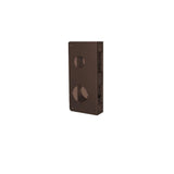 Don-Jo - 486-10B-CW - Wrap Around Plate 22 Gauge Steel 12 Height and 4-1/2 Width with 6 CTC - 10B (Oil Rubbed Bronze Finish-613)