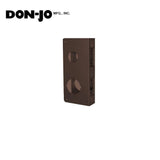 Don-Jo - 486-10B-CW - Wrap Around Plate 22 Gauge Steel 12 Height and 4-1/2 Width with 6 CTC - 10B (Oil Rubbed Bronze Finish-613)