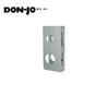 Don-Jo - 486-S-CW - Wrap Around Plate 22 Gauge Steel 12 Height and 4-1/2 Width with 6 CTC - S (Satin Stainless Steel Finish-630)