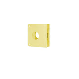 Don-Jo - 5-AB-CW - Wrap Around Plate with 22 Gauge Steel 4 Width and 4.5 Height - 2-3/8 Backset - AB (Satin Brass Finish-609)