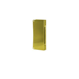 Don-Jo - 504-PB-CW - Wrap Around Plate 22 Gauge Steel 12 Height and 5-1/8 Width - PB (Bright Brass Finish-605)