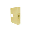 Don-Jo - 55-PB-CW - Wrap Around Plate 22 Gauge Steel 1-3/4 Door with 5 Backset - PB (Bright Brass Finish-605)