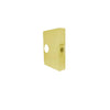 Don-Jo - 55A-PB-CW - Wrap Around Plate 22 Gauge Steel 6-1/2 Width and 9 Height with 2-1/8 Hole for Cylindrical Lock - 2-3/4 Backset - PB (Bright Brass Finish-605)