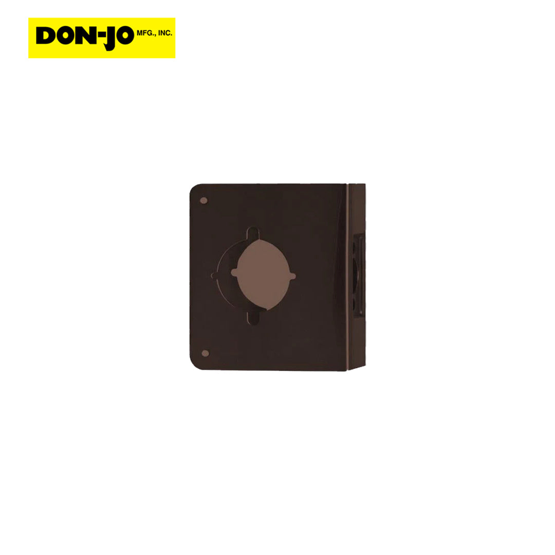 Don-Jo - 5K-10B-CW - Wrap Around Plate with 22 Gauge Steel 4-3/4 Width and 5-1/2 Height - 2-3/4 Backset - 10B (Oil Rubbed Bronze Finish-613)