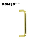 Don-Jo - 62-605 - Cabinet Pull with 3 CTC and 5/16 Width - 605 (Bright Brass Finish)