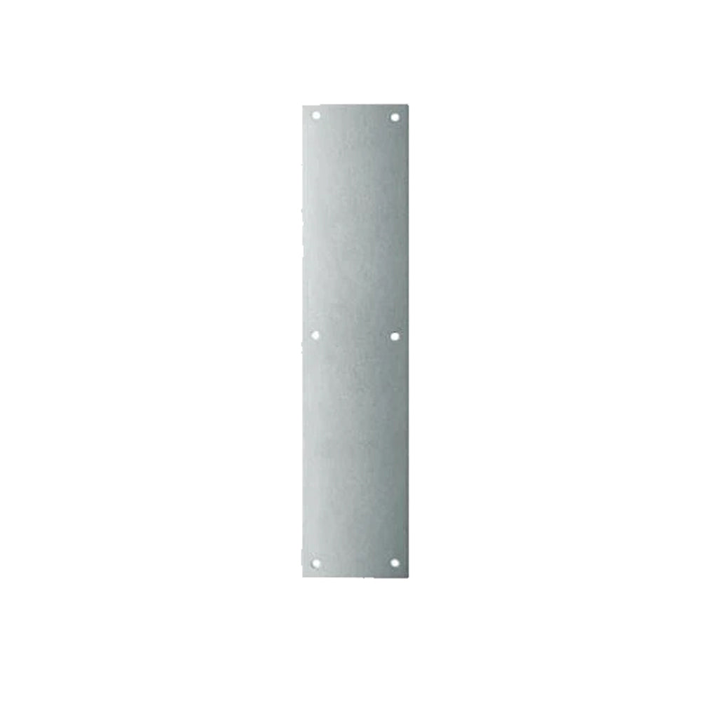 Don-Jo - 70-628 - Push Plate with 3-1/2 Width and 15 Length - 628 (Satin Aluminum Clear Anodized Finish)