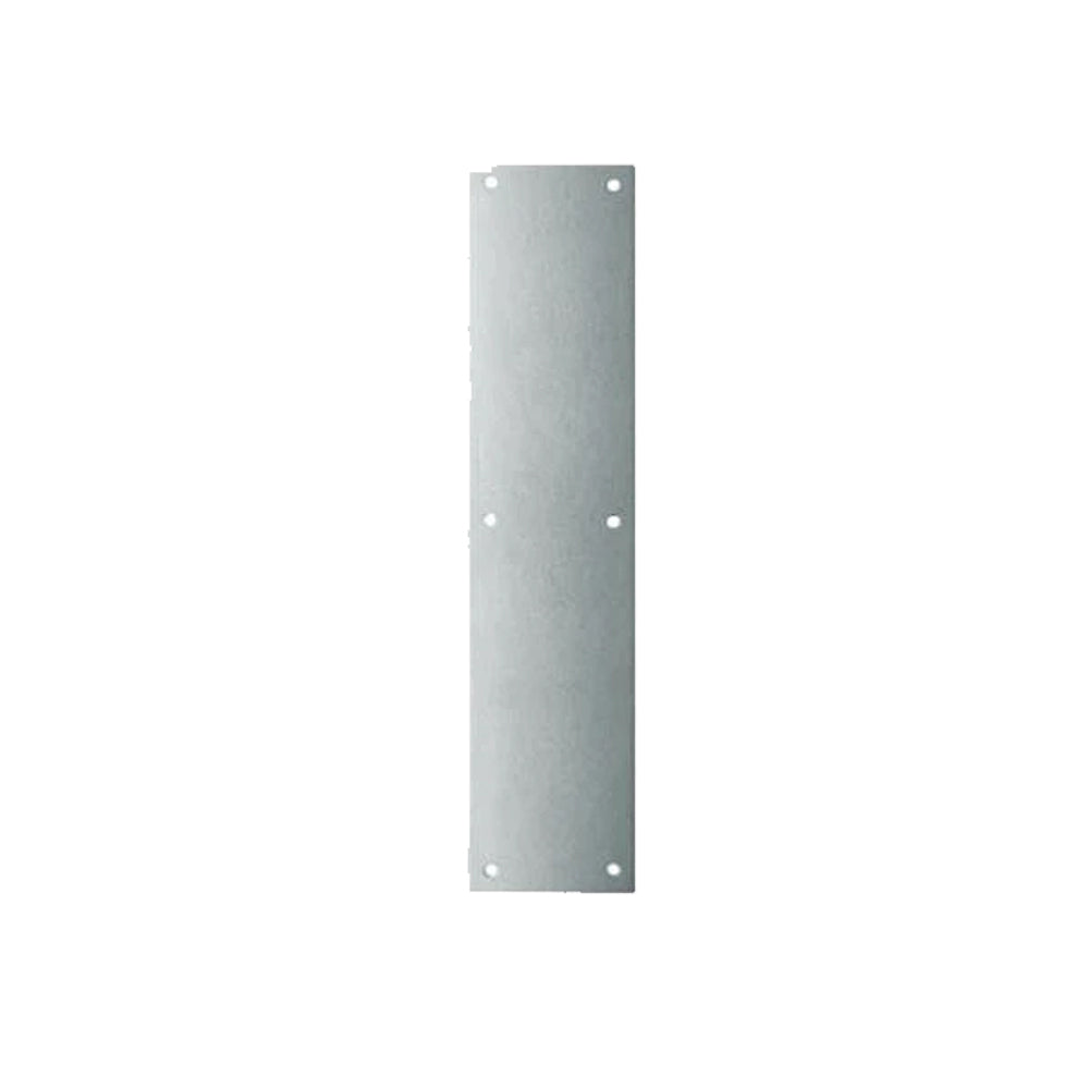 Don-Jo - 71-619 - Push Plate with 16 Length and 4 Width - 619 (Satin Nickel Plated Finish)