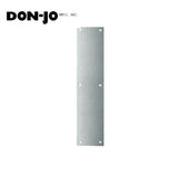 Don-Jo - 71-619 - Push Plate with 16 Length and 4 Width - 619 (Satin Nickel Plated Finish)