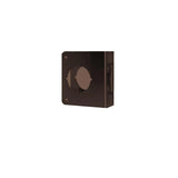 Don-Jo - 71-BZ-CW - Wrap Around Plate 22 Gauge Steel, 4-1/2 Height and 4-1/4 Width with 2-1/8 Hole for Cylindrical Lock - 2-3/4 Backse - BZ (Satin Bronze Finish-612)