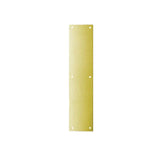 Don-Jo - 72-605 - Push Plate with 16 Length and 6 Width - 605 (Bright Brass Finish)