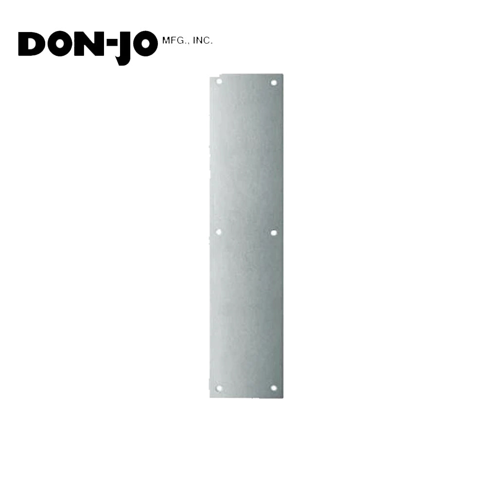 Don-Jo - 72-630 - Push Plate with 16 Length and 6 Width - 630 (Satin Stainless Steel Finish)