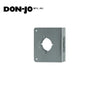 Don-Jo - 75-S-CW - Wrap Around Plate 22 Gauge Steel, 4-3/4" Width and 5-1/2" Height with 2-1/8" Hole for Marks Cylindrical Lever Lock - 2-3/4" Backset - S (Satin Stainless Steel Finish-630)