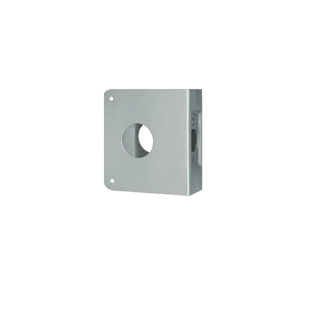 Don-Jo - 8-S-CW - Wrap Around Plate with 22 Gauge Steel, 4.1/4 Width and 4-1/2 Height - 2-3/4 Backset - S (Satin Stainless Steel Finish-630)