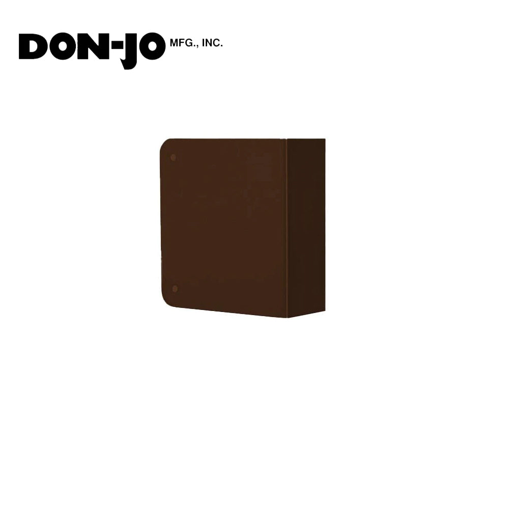 Don-Jo - 80-BZ-CW - Wrap Around Cover Plate 22 Gauge Steel 4-1/4 Width and 4-1/2 Height Blank with Trim Screws - BZ (Satin Bronze Finish-612)