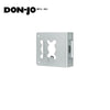 Don-Jo - 81-S-2-CW - Wrap Around Plate 22 Gauge Steel 4-3/4Width and 9 Height with 2-1/8 Hole for Cylindrical Lever Lock - 2-3/4 Backset - S (Satin Stainless Steel Finish-630)