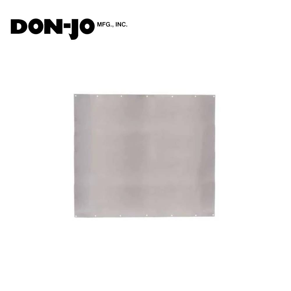 Don-Jo - 90-628-48-34 - Kick Plate 0.50 Gauge Metal - 48 x 34 - 628 (Satin Aluminum Clear Anodized Finish)