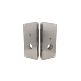 Don-Jo - 9050-LHR-S-CW - Wrap Around Plate 22 Gauge Steel 12 Height and 5-1/8 Width with 2-3/4 Backset - S (Satin Stainless Steel Finish-630)