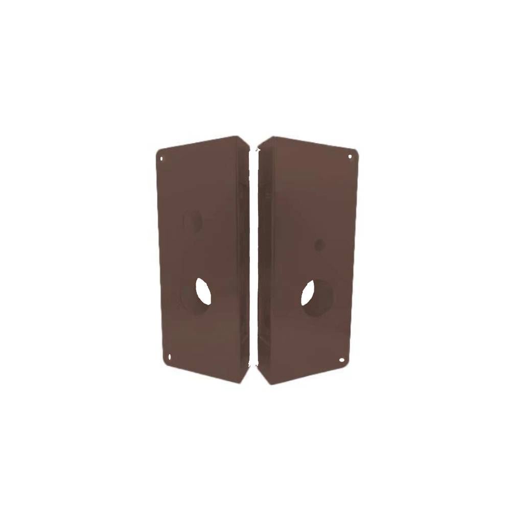 Don-Jo - 9050-RH-10B-CW - Wrap Around Plate 22 Gauge Steel 12 Height and 5-1/8 Width with 2-3/4 Backset - 10B (Oil Rubbed Bronze Finish-613)