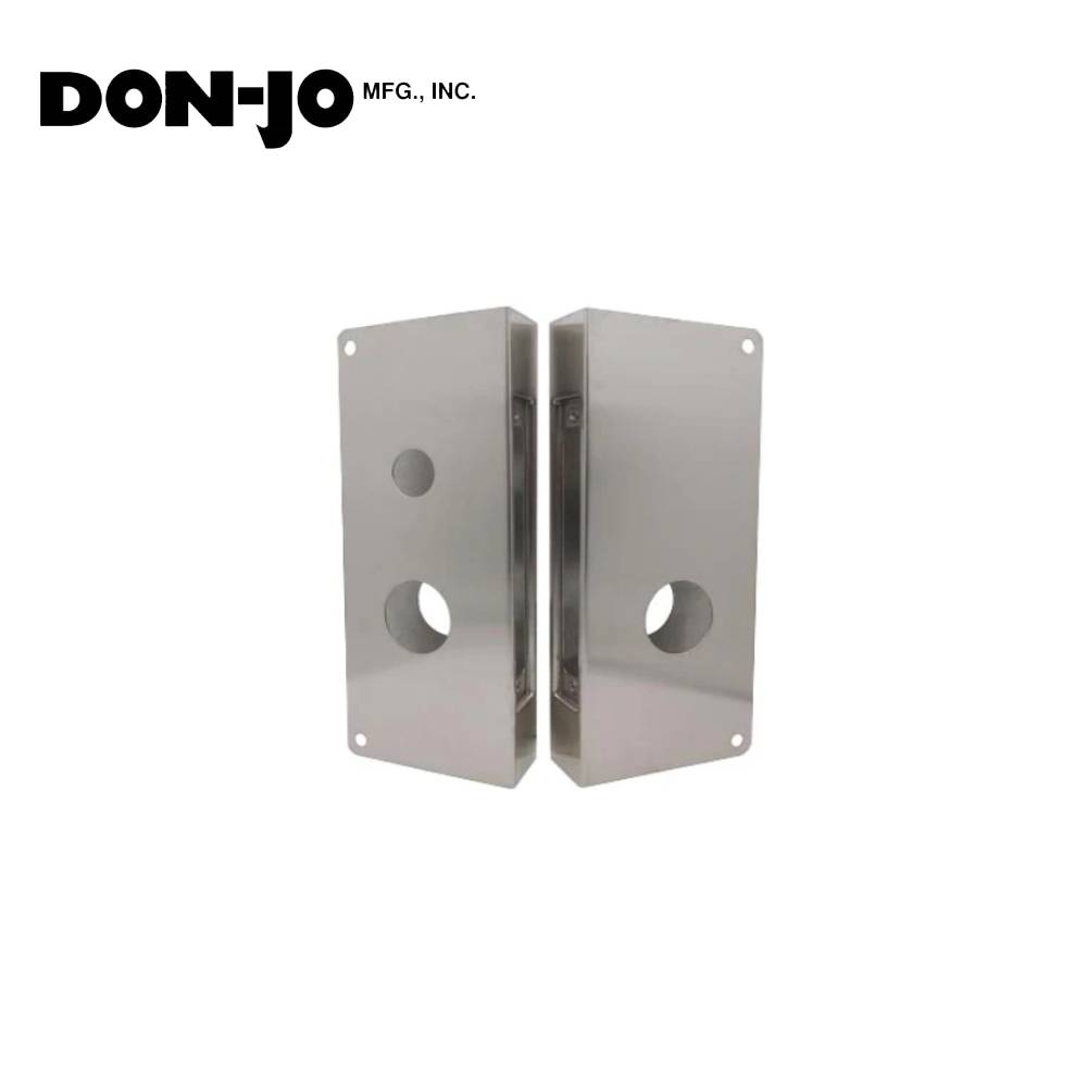 Don-Jo - 9080-LH-10B-CW - Wrap Around Plate 12 Height and 5-1/8 Width with 2-3/4 Backset- 10B (Oil Rubbed Bronze Finish-613)