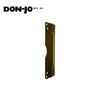 Don-Jo - 9211-BP - Latch Protector for Outswinging Doors 12 Gauge Steel 11 Length and 3 Width - BP (Bright Brass Plated Clear Coated Finish-632)