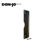 Don-Jo - 9211-EBF-CP - Latch Protector for Outswinging Doors 12 Gauge Steel 11Length and 3 Width - CP (Bright Chrome Finish)