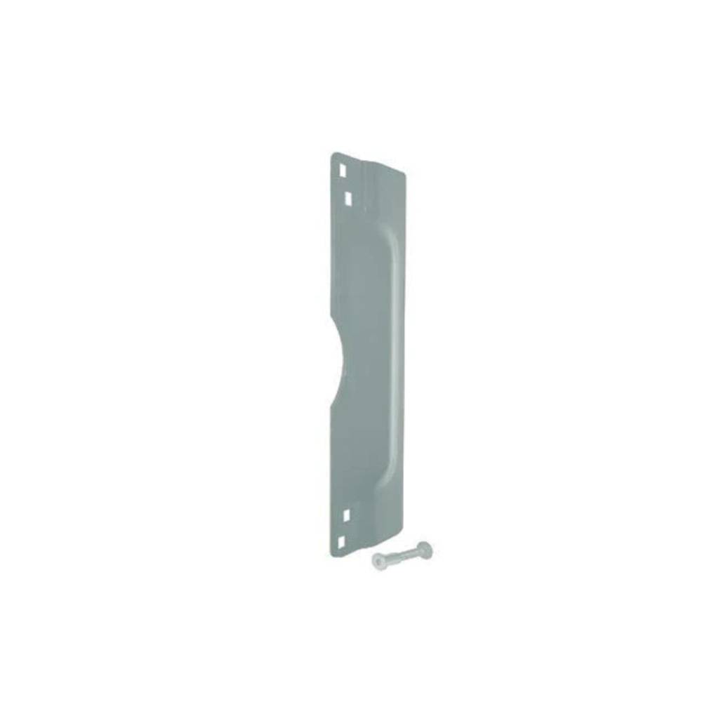 Don-Jo - 9211-EBF-SL - Latch Protector for Outswinging Doors 12 Gauge Steel 11 Length and 3 Width - SL (Aluminum Painted Finish-689)