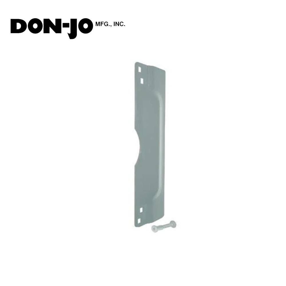 Don-Jo - 9211-EBF-SL - Latch Protector for Outswinging Doors 12 Gauge Steel 11 Length and 3 Width - SL (Aluminum Painted Finish-689)