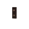 Don-Jo - 942-BZ-CW - Wrap Around Plate 22 Gauge Steel 9 Height and 4 Width - BZ (Satin Bronze Finish-612)