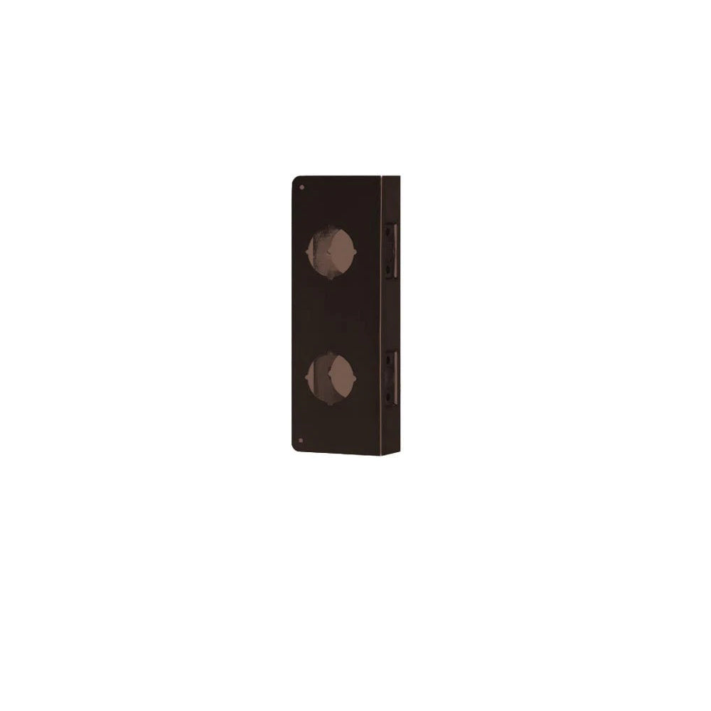 Don-Jo - 946-10B-CW - Wrap Around Plate 22 Gauge Steel 12 Height and 4-1/2 Width with 6 CTC - 10B (Oil Rubbed Bronze Finish-613)