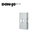 Don-Jo - 95-S-CW - Wrap Around Plate 22 Gauge Steel 9 Height and 4-3/4 Width with Lever Prep - 2-3/4 Backset - S (Satin Stainless Steel Finish-630)