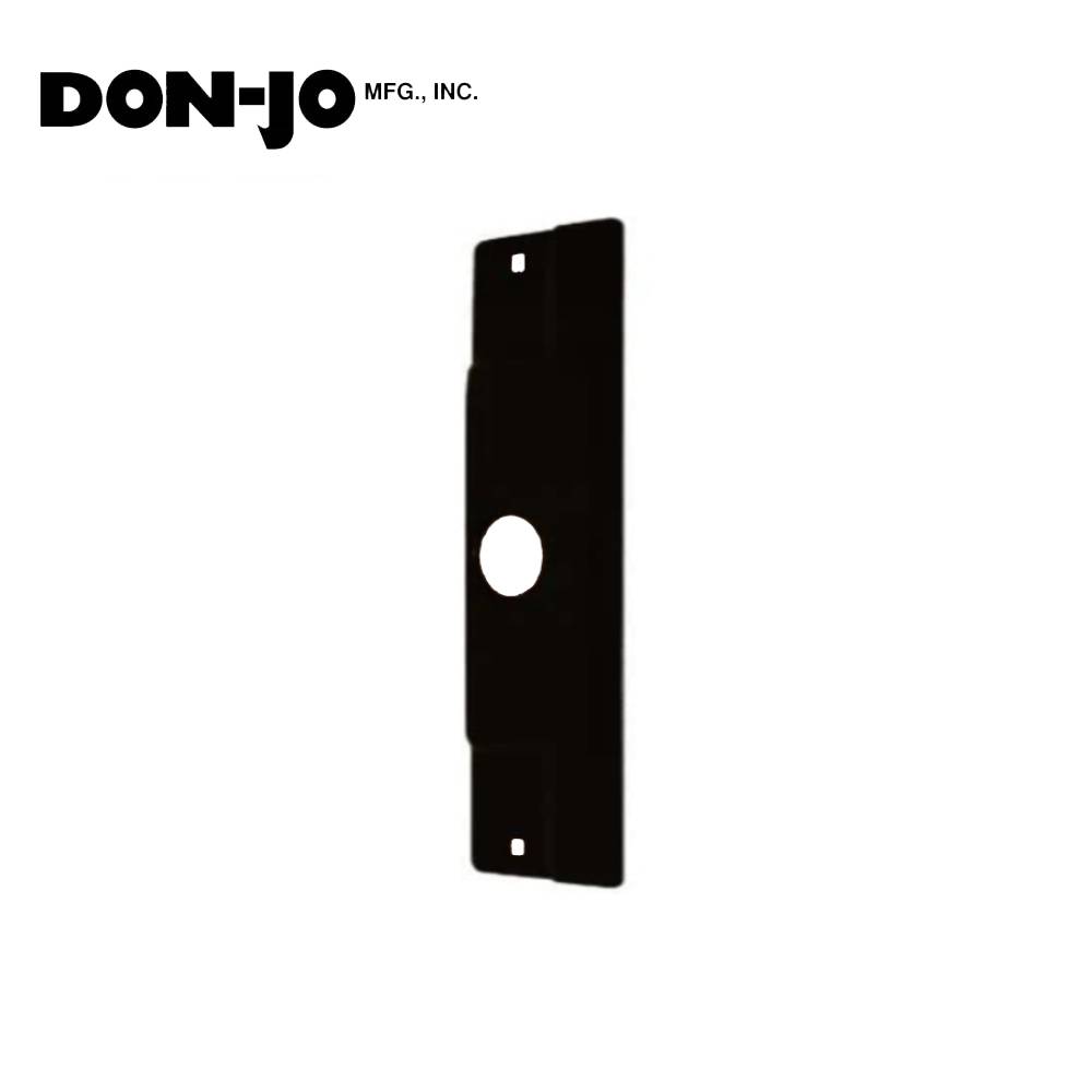 Don-Jo - AL-211-DU - Latch Protector 12 Gauge Steel 12 Length and 3-1/2 Width - DU (Duronodic Brown Coated)