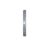 Don-Jo - AST-21381-SL - Single Hole Security Strike 13 Gauge Steel 18 Height and 1-3/8 Width with Cylindrical Lock or Deadbol - SL (Aluminum Painted Finish)