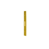 Don-Jo - AST-2134M-BP - Single Hole Security Strike Mortise Version Universal Center Hole with 13 Gauge Steel - 18 Height and 1-3/8 Width - BP (Bright Brass Plated Clear Coated Finish)