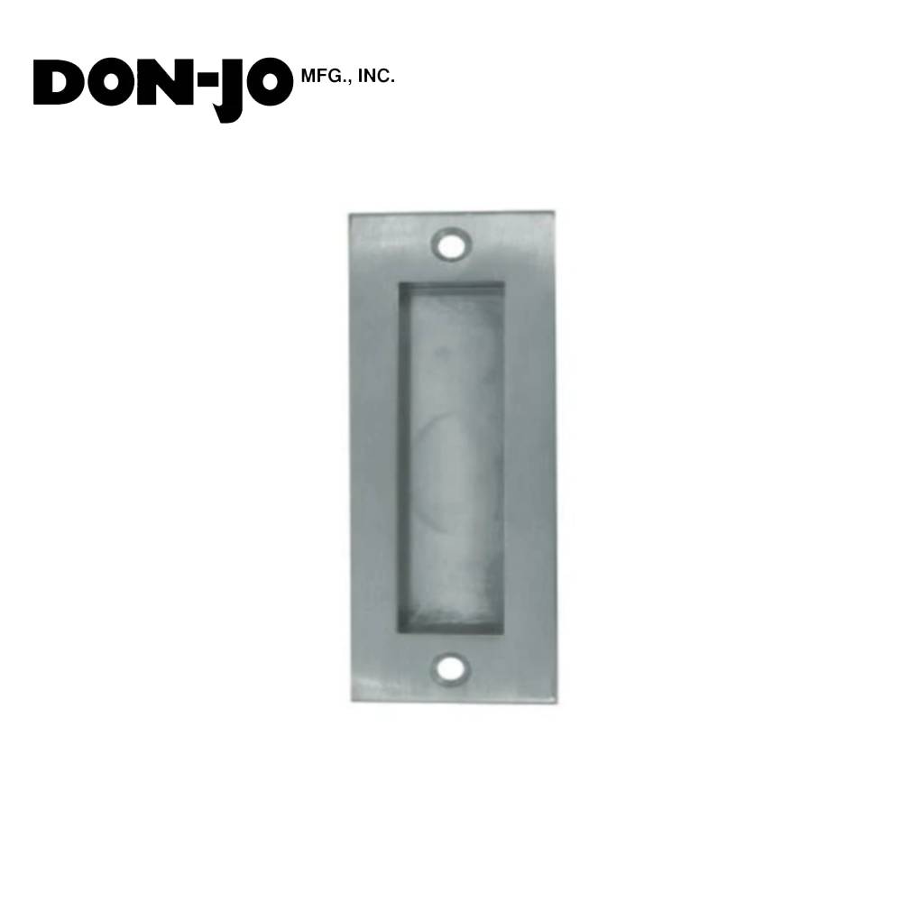 Don-Jo - BD18-630 - Flush Cup Pull 7 Length and 2.485 Width - 630 (Satin Stainless Steel Finish)