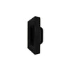 Don-Jo - BD1815-622 - Barn Door Round Pull 6.75 Length and 6 CTC - 622 (Flat Black Coated)