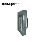 Don-Jo - BD1837-630 - Barn Door Half Round Pull 6.45 Length and .45 Width - 630 (Satin Stainless Steel Finish)