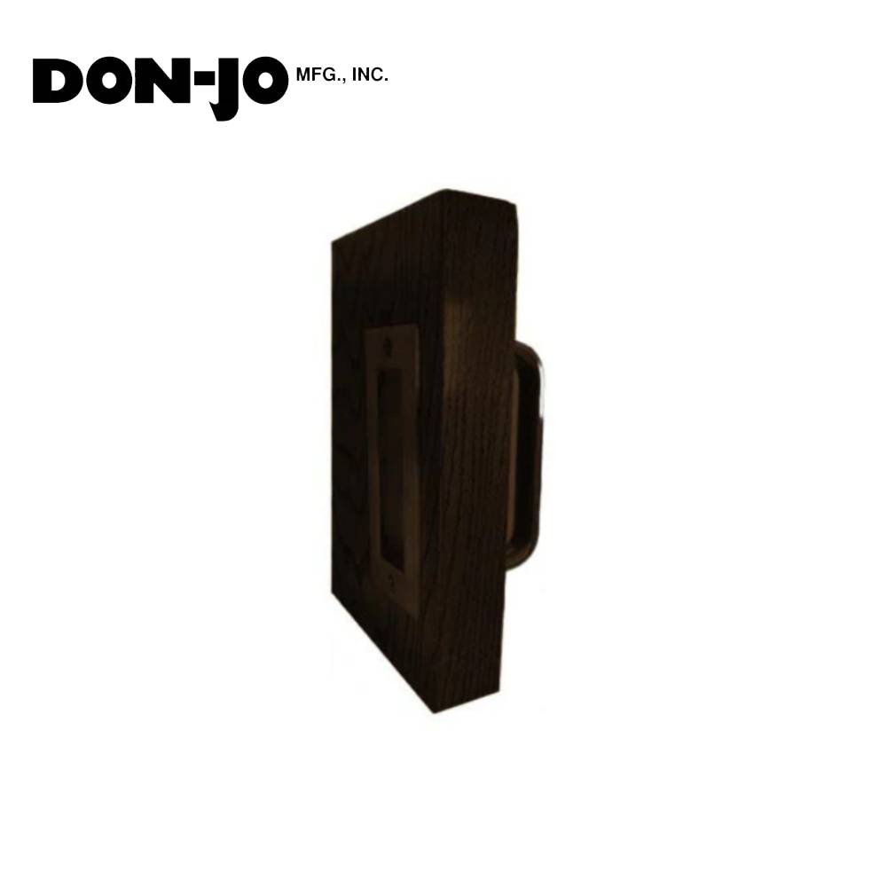 Don-Jo - BD1837-DU - Barn Door Half Round Pull 6.45 Length and .45 Width - DU (Duronodic Brown Coated)