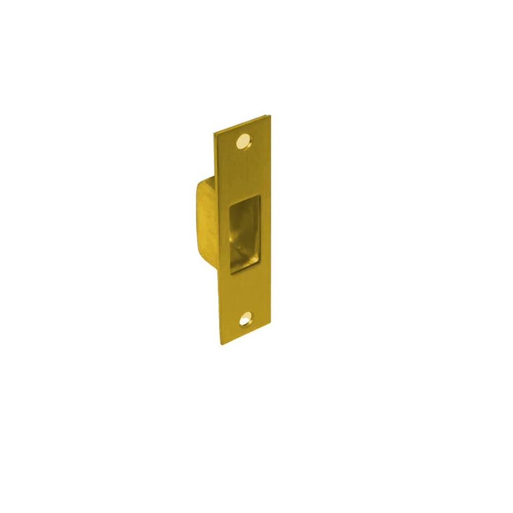 Don-Jo - BX-2-SDS-BP - Security Strike 1-1/4 Width and 4-7/8 Height - BP (Bright Brass Plated Clear Coated Finish)