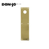 Don-Jo - CFC71-605 - Push Plate with 4 Width and 16 Length - 605 (Bright Brass Finish)