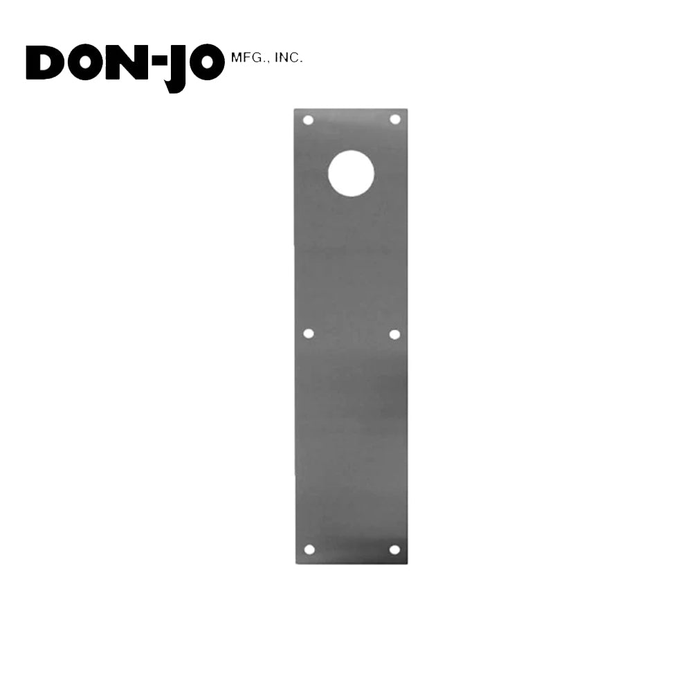 Don-Jo - CFC71-628 - Push Plate with 4 Width and 16 Length - 628 (Satin Aluminum Clear Anodized Finish)