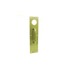 Don-Jo - CFK7015-605 - Pull Plate with Holes - 605 (Bright Brass Finish)