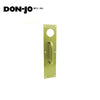 Don-Jo - CFK7015-605 - Pull Plate with Holes - 605 (Bright Brass Finish)