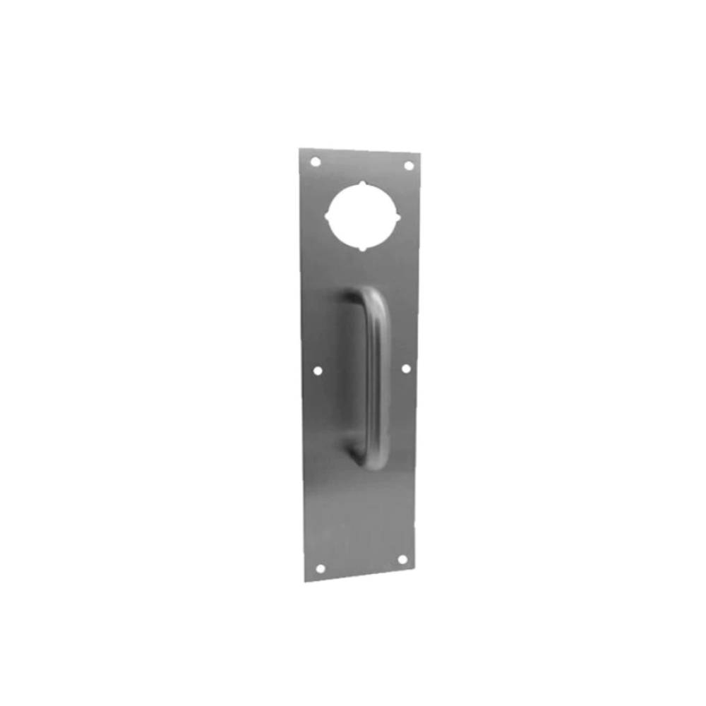 Don-Jo - CFK7115-630 - Pull Plate Deadbolt Hole 1-3/4 Door Thickness and 6 CTC - 630 (Satin Stainless Steel Finish)