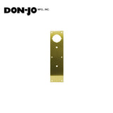 Don-Jo - CFL70-605 - Push Plate - 605 (Bright Brass Finish)