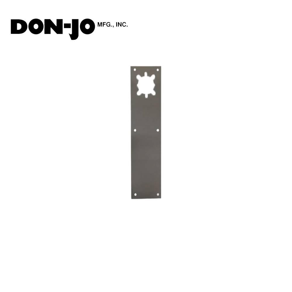 Don-Jo - CFL71-630 - Push Plate with Holes - 630 (Satin Stainless Steel Finish)