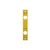 Don-Jo - CV-8624-BP - Conversion Plate 8 Length and 1-1/4 Width - BP (Bright Brass Plated Clear Coated Finish-632)