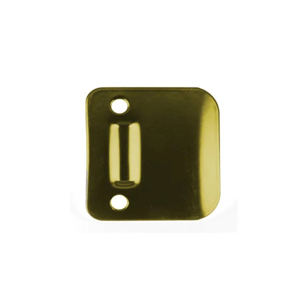 Don-Jo - D9102-605 - Extended Lip Dimple Strike 18 Gauge Steel 2-1/4 Height and 2 Width - 605 (Bright Brass Finish)