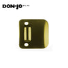 Don-Jo - D9102-605 - Extended Lip Dimple Strike 18 Gauge Steel 2-1/4 Height and 2 Width - 605 (Bright Brass Finish)