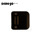 Don-Jo - D9102-DU - Extended Lip Dimple Strike 18 Gauge Steel 2-1/4 Height and 2 Width - DU (Duronodic Brown Coated)