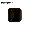 Don-Jo - D9102-DU - Extended Lip Dimple Strike 18 Gauge Steel 2-1/4 Height and 2 Width - DU (Duronodic Brown Coated)